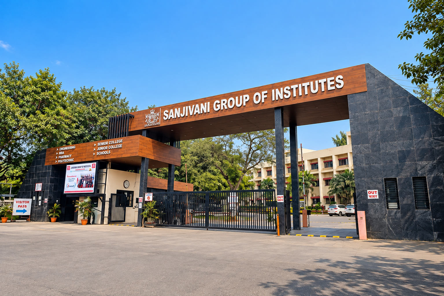 Internal Roads at Sanjivani University Kopargaon